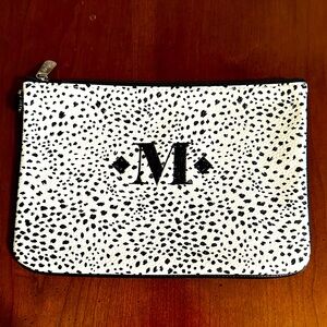 Thirty-One Black and White Pouch - Personalized M